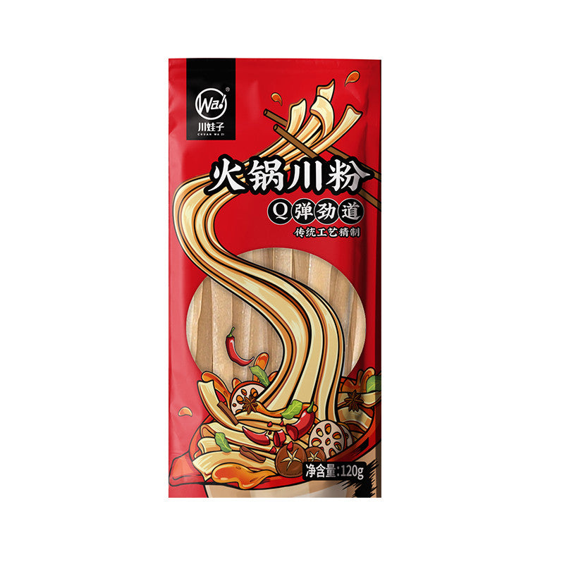 [新货亏本冲销量] 味妃 蜀姑娘 川娃子 火锅川粉 麻辣火锅红薯宽粉 火锅宽粉 红薯粉 真空包装开袋即煮 火锅食材 Hotpot Sweet Potato Wide Noodles (250g)