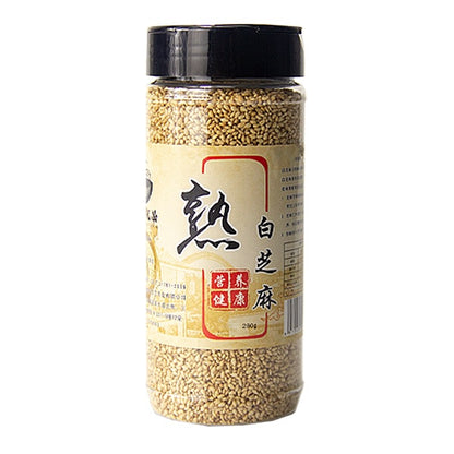 [新货亏本冲销量] 拾众优品 熟黑芝麻 熟白芝麻 熟黑白芝麻 无干燥剂 熟芝麻 Ready Eat Black White Sesame (230g)