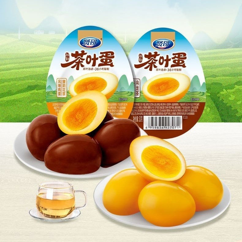[新货亏本冲销量] 贤哥 秘制茶叶蛋 乌龙茶风味鸡蛋 茉莉花茶风味鸡蛋 即食卤鸡蛋 贤哥茶叶蛋 XianGe Tea Eggs (30g)
