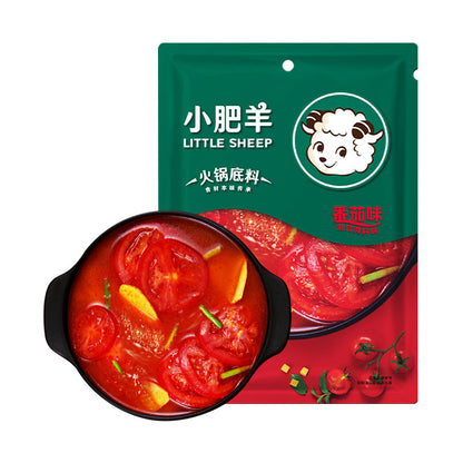 [新货亏本冲销量] 小肥羊火锅底料 混合液态汤底 清汤 番茄味 辣汤 香辣麻辣 Little Sheep Hotpot Based (160g)