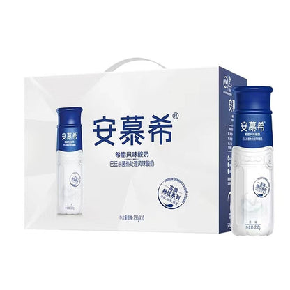 [新货亏本冲销量] 安慕希 丹东草莓 黄桃燕麦 清甜菠萝 新疆哈密瓜 香草味 修文猕猴桃 草莓熊限量版 益生菌酸奶 奶昔风味酸奶 AMX AnMuXi Ambrosial Strawberry Yogurt  Drinks (10s)