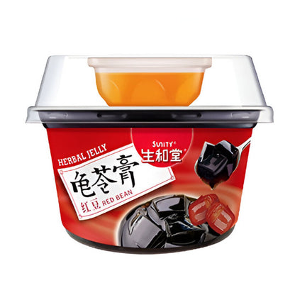 [新货亏本冲销量] 生和堂 龟苓膏 原味草本龟苓膏 金银花味 红豆味 低脂肪解馋小零食 Sunity Herbal Jelly (202g)
