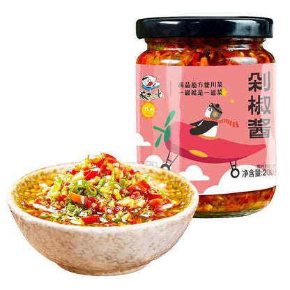 [新货亏本冲销量] 饭扫光 下饭酱 剁椒酱 香辣牛肉酱 竹笋牛肉酱 爆炒金针菇 辣卤杏鲍菇 下饭神器 FanSaoGuang Chopped Chili Sauce Mushroom Beef Bamboo Shoots Paste