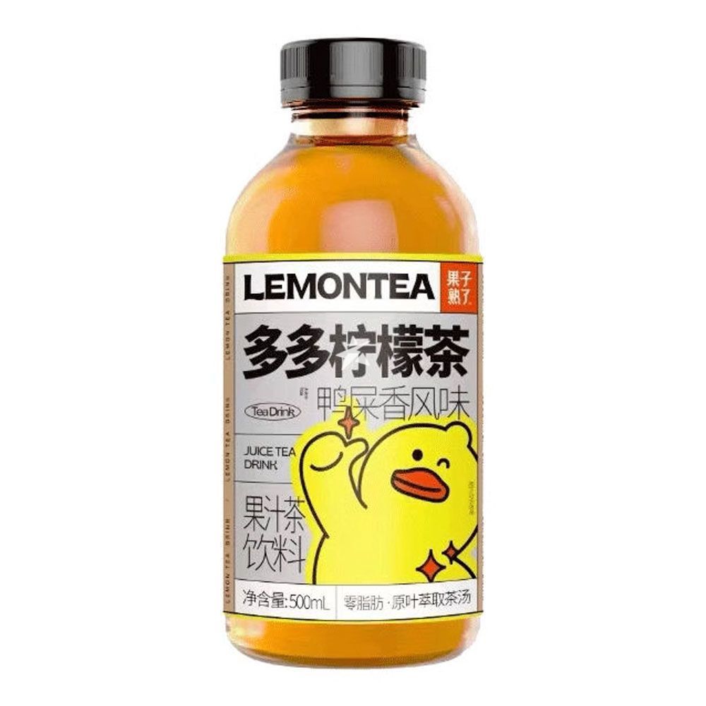 [新货亏本冲销量] 果子熟了 多多柠檬茶 果味柠檬茶 鸭屎香 果味茶饮料 DuoDuo Lemon Tea (500ml)