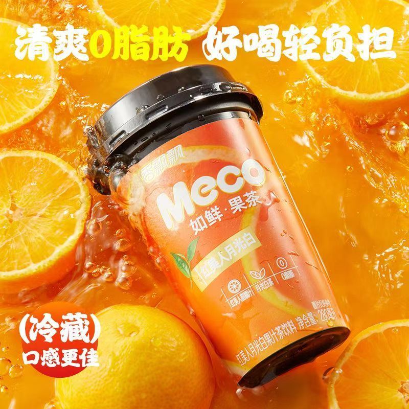 [新货亏本冲销量] 香飘飘 Meco 蜜谷果汁茶 泰式青柠 芒果芭乐 0脂肪饮料 桃桃红柚 樱桃莓莓 红石榴白葡萄 荔枝百香果 XiangPiaoPiao Meco Juice Tea (400ml)