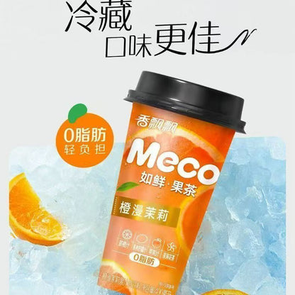 [新货亏本冲销量] 香飘飘 Meco 蜜谷果汁茶 泰式青柠 芒果芭乐 0脂肪饮料 桃桃红柚 樱桃莓莓 红石榴白葡萄 荔枝百香果 XiangPiaoPiao Meco Juice Tea (400ml)