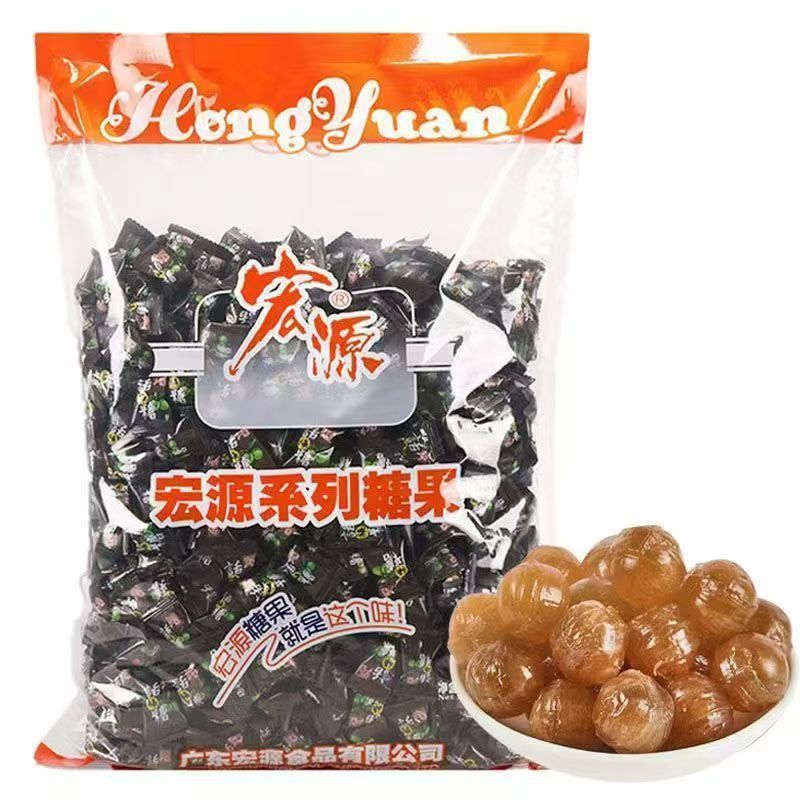 [新货亏本冲销量]  宏源 陈皮糖 话梅糖 招待批发喜糖 Hongyuan Tangerine Orange Peel Candy Plum Candy Gula-Gula Plum Asam (2500g)