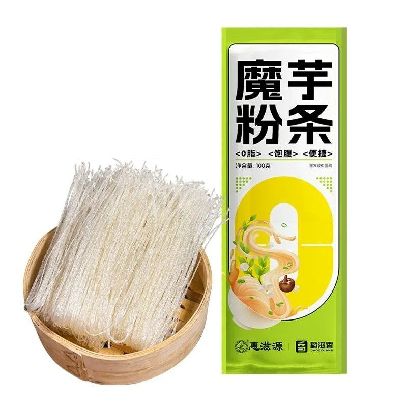 [新货亏本冲销量] 惠滋源 低脂魔芋干粉丝 粉条 0脂 速食方便代餐 低卡主食品 HuiZiYuan Low Fat Konjac Noodles 0 Fat Diet Meal Replacement Low Calorie (100g)