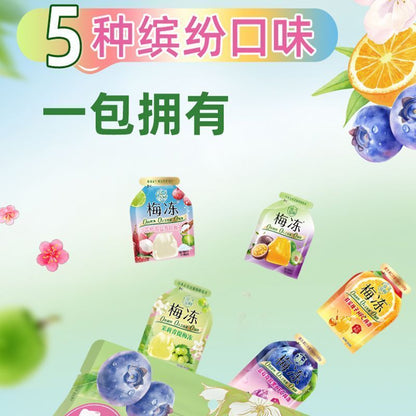 [新货亏卖冲销量] 溜溜梅 梅冻大礼包 水果果冻 0脂肪 0色素 办公室 休闲零食 年货礼包 Plum Jelly Snack Gift Pack (520g)