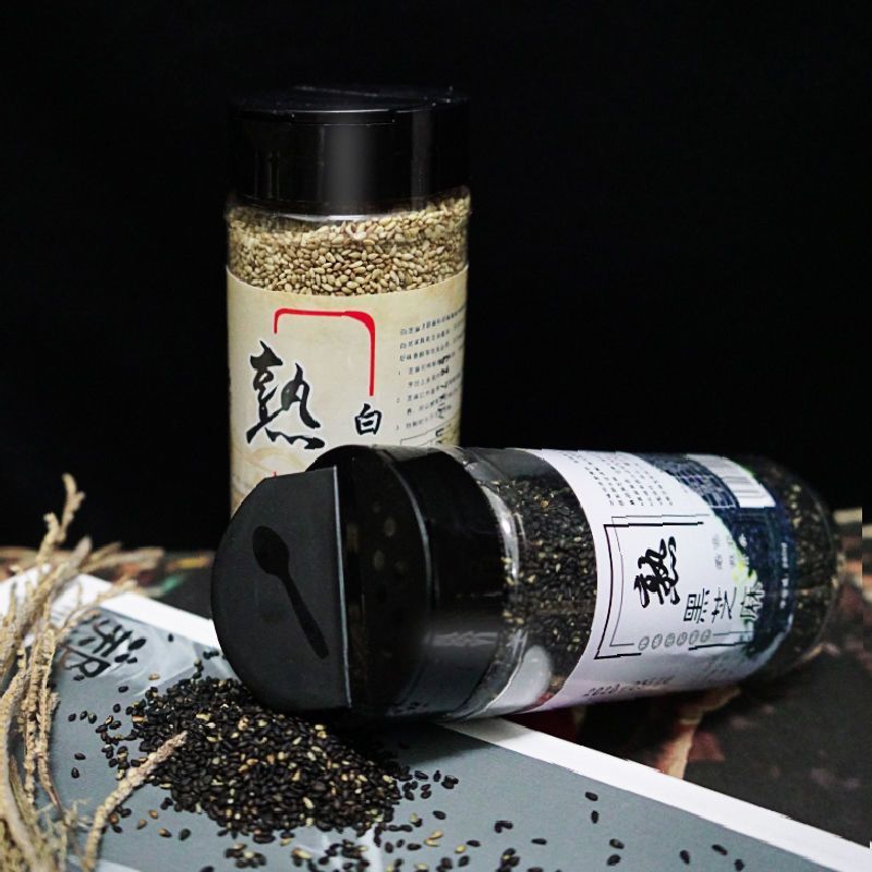 [新货亏本冲销量] 拾众优品 熟黑芝麻 熟白芝麻 熟黑白芝麻 无干燥剂 熟芝麻 Ready Eat Black White Sesame (230g)