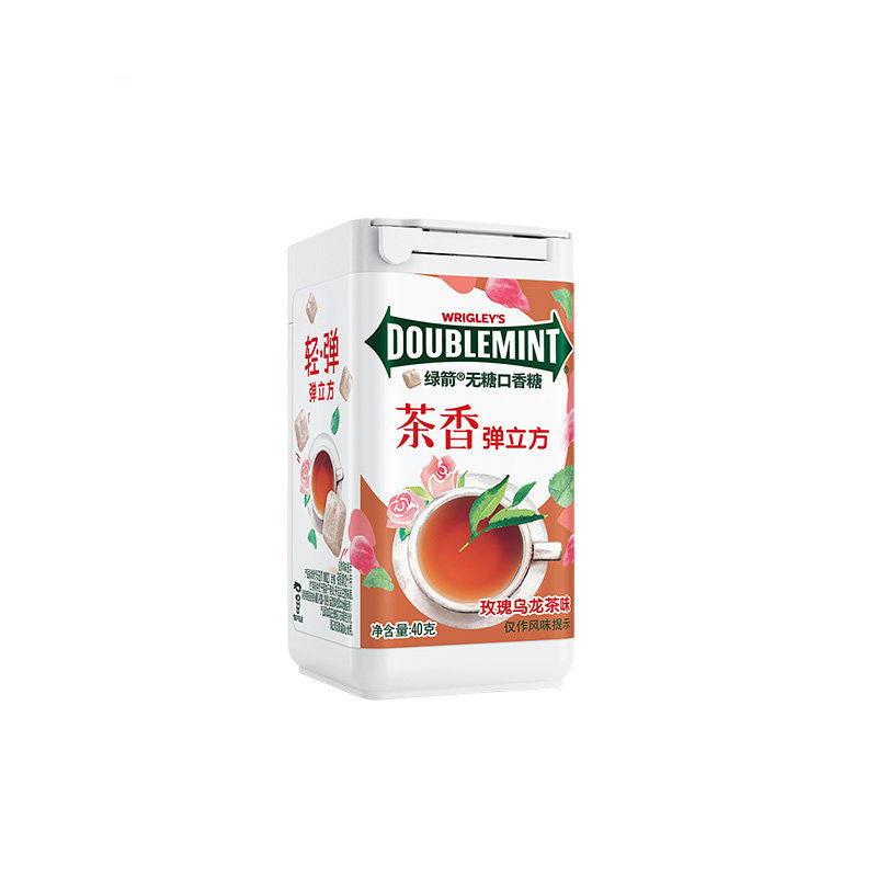 [新货亏本冲销量] 绿箭 5弹立方 无糖口香糖 箭牌 柚子茉莉花味 清新口气糖果 清凉薄荷 木糖醇 Wrigley‘s Doublemint 5 Cube Sugar-Free Gum Xylitol Mint Candy (40g)