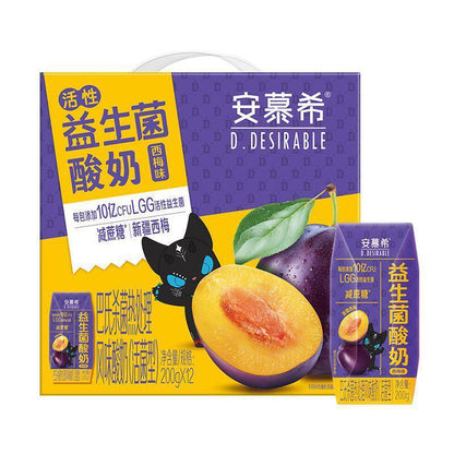 [新货亏本冲销量] 安慕希 丹东草莓 黄桃燕麦 清甜菠萝 新疆哈密瓜 香草味 修文猕猴桃 草莓熊限量版 益生菌酸奶 奶昔风味酸奶 AMX AnMuXi Ambrosial Strawberry Yogurt  Drinks (10s)
