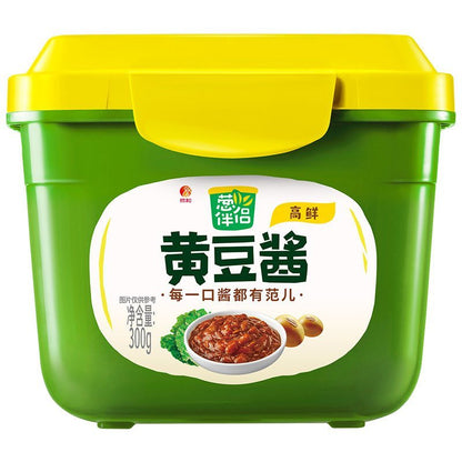 [新货亏本冲销量] 欣和 6月香 葱伴侣 原酿甜面酱 黄豆酱 原酿豆瓣酱 炒菜拌面下饭焖肉 0添加防腐剂 0添加色素 Naturally Brewed Broad Bean Sauce Sweet Bean Sauce (300g