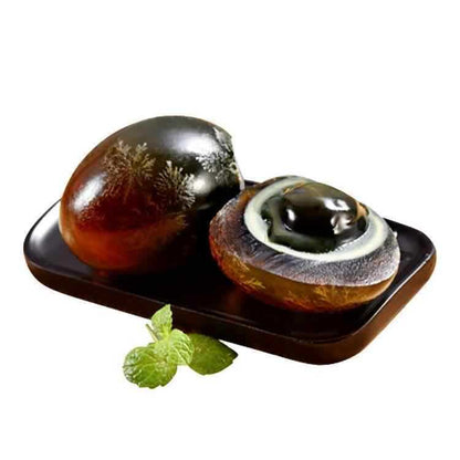 [新货亏卖冲销量] 我老家 松花蛋 新鲜 溏心土鸭皮蛋 雪花变蛋 即食下饭 凉拌食材 Preserved Duck Egg (70g)