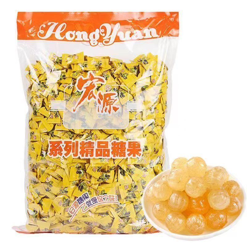 [新货亏本冲销量]  宏源 陈皮糖 话梅糖 招待批发喜糖 Hongyuan Tangerine Orange Peel Candy Plum Candy Gula-Gula Plum Asam (2500g)