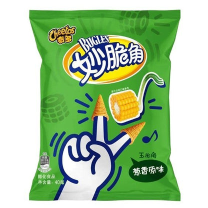 [新货亏本冲销量] 乐事 奇多 妙脆角 尖角脆 怀旧解馋超好吃上班小零食休闲食品小吃 Cheetos Crispy CornBugles Cones Snack Crunchy Office Snacks Snek Rangup(40g)