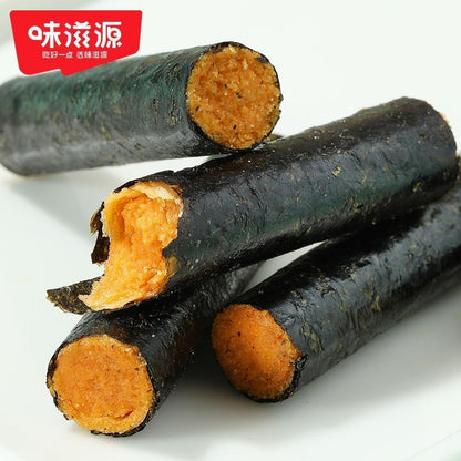 [新货亏卖冲销量] 光庆 海苔肉松蛋卷酥 海苔夹心脆卷 紫菜肉松 耐吃 网红休闲零食 Seaweed Pork Floss Egg Roll Snack (200g)