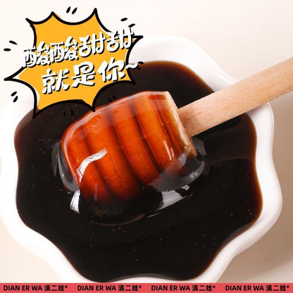 [新货亏卖冲销量] 滇二娃 苹果山楂膏 泡水冲饮 营养代餐 孕妇儿童 休闲零食小吃 Apple Hawthorn Paste (100g)