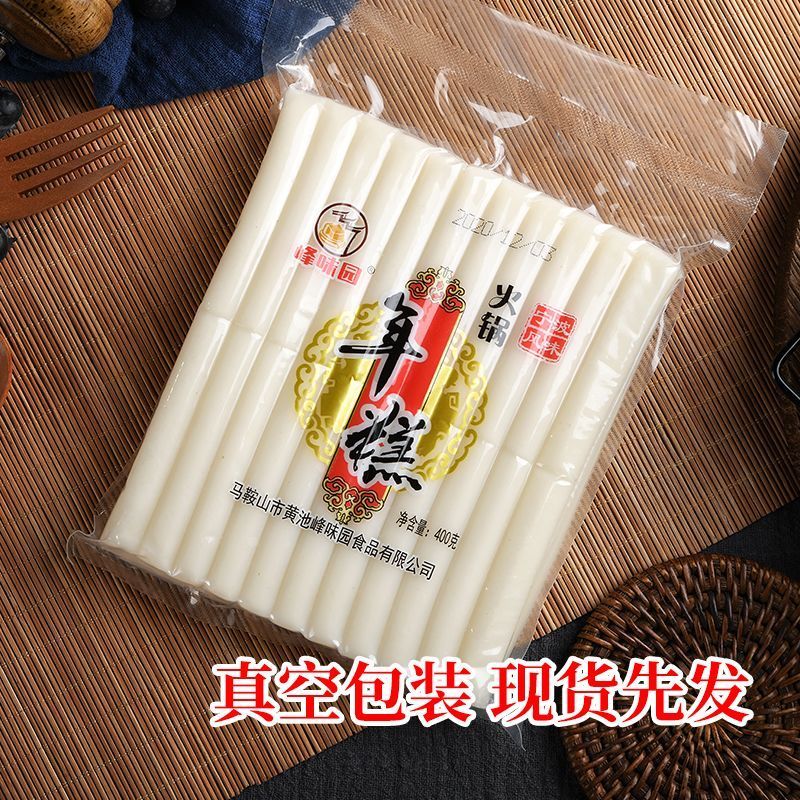 [新货亏本冲销量] 峰味园 火锅年糕 韩式小年糕条 火锅食材 烤炸炒脆皮糯 水磨工艺 糯滑Q弹 爽滑软糯 FengWeiYuan Hotspot Rice Cake Toppoki (400g)