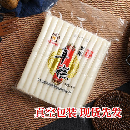 [新货亏本冲销量] 峰味园 火锅年糕 韩式小年糕条 火锅食材 烤炸炒脆皮糯 水磨工艺 糯滑Q弹 爽滑软糯 FengWeiYuan Hotspot Rice Cake Toppoki (400g)