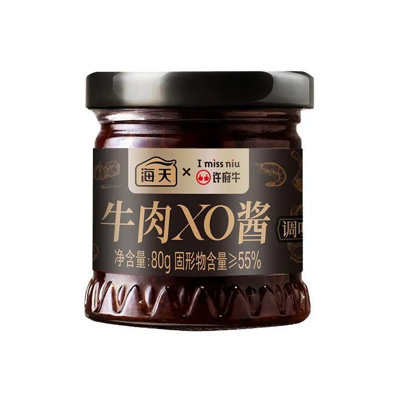 [新货亏本冲销量] 海天 XO酱 拌饭下饭 炒饭炒菜 海鲜干贝酱 瑶柱虾米酱 港式调味料 XO酱炒饭 粤小厨海鲜XO酱 Haday XO Sauce (200g)