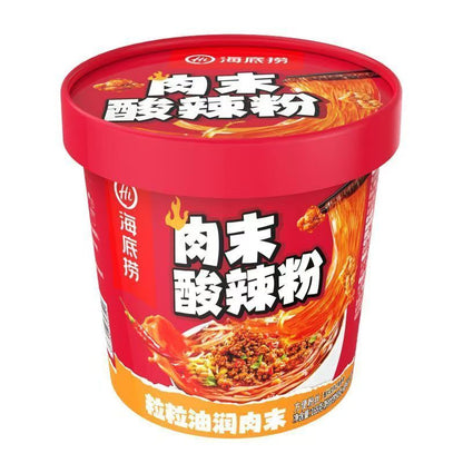 [新货亏本冲销量] 海底捞 肉沫酸辣粉 番茄牛肉粉 麻辣爆肚粉 酸辣牛肚粉 金汤肥牛粉 桶装冲泡粉 HaiDiLao Instant Cup Noodles (137g)