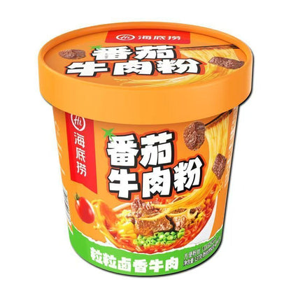 [新货亏本冲销量] 海底捞 肉沫酸辣粉 番茄牛肉粉 麻辣爆肚粉 酸辣牛肚粉 金汤肥牛粉 桶装冲泡粉 HaiDiLao Instant Cup Noodles (137g)