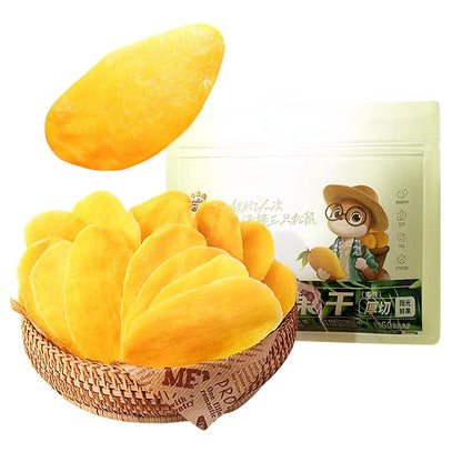 [新货亏本冲销量] 三只松鼠 芒果干 厚切 水果干 果脯 蜜饯 Three Squirrels Dried Mango Slices Thick Buah Mangga Kering (500g)