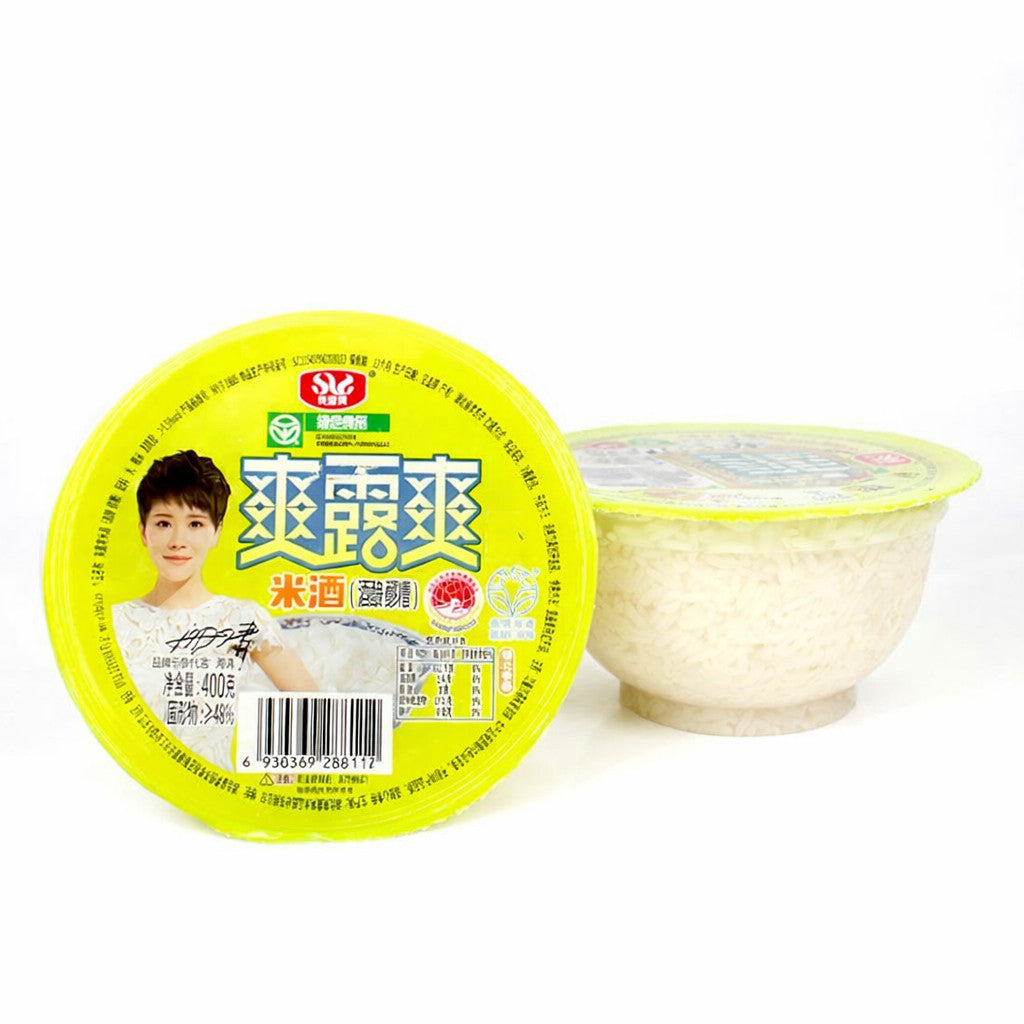 [新货亏本冲销量] 爽露爽 酒酿米酒 月子米酒 发酵糯米鸡 微醺米酿 酒酿芋圆 酒酿酸奶 酒酿奶茶 酒酿桂花小丸子 0蔗糖 0添加色素 0脂肪 不含防腐剂  湖北特产 米婆婆 ShuangLuShuang Rice Wine (900ml)