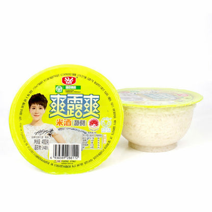 [新货亏本冲销量] 爽露爽 酒酿米酒 月子米酒 发酵糯米鸡 微醺米酿 酒酿芋圆 酒酿酸奶 酒酿奶茶 酒酿桂花小丸子 0蔗糖 0添加色素 0脂肪 不含防腐剂  湖北特产 米婆婆 ShuangLuShuang Rice Wine (900ml)