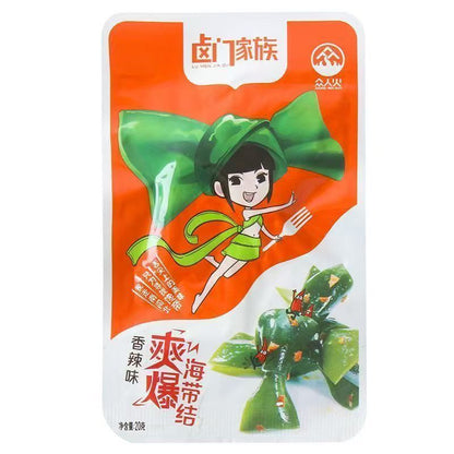 [新货亏本冲销量] 卤门家族 爽爆海带丝 麻辣香辣海带下饭菜 休闲小吃 卤门家族海带丝 LuMenJiaZu Spicy Kelp Silk Snacks (30g)