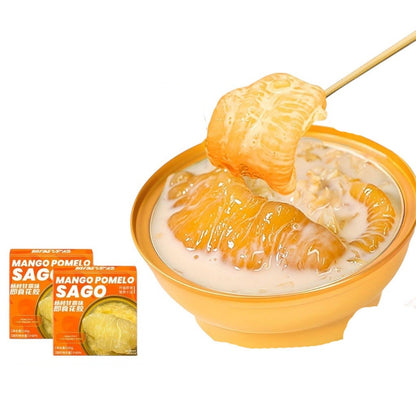 【新货亏本冲销量】郭府燕 即食花胶 杨枝甘露 椰香紫米 玫瑰燕窝 花胶粥 速食鱼胶羹 送礼营养 孕妇代餐粥 Mango Pomelo Sago Nutritious Meal Replacement (165g)