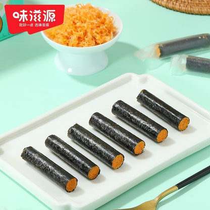 [新货亏卖冲销量] 光庆 海苔肉松蛋卷酥 海苔夹心脆卷 紫菜肉松 耐吃 网红休闲零食 Seaweed Pork Floss Egg Roll Snack (200g)