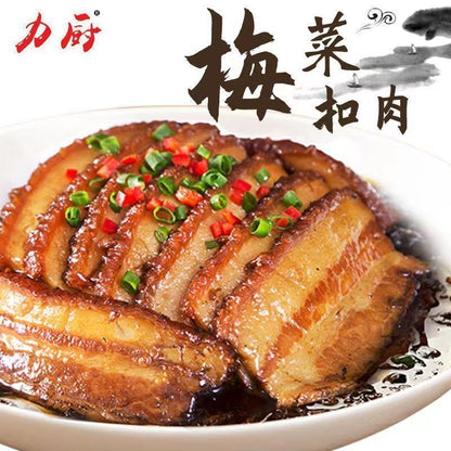 [新货亏卖冲销量] 力厨 出口特A级 梅菜扣肉 加热即食 梅干菜五花肉 家常宴席预制菜 Braised Pork (500g)