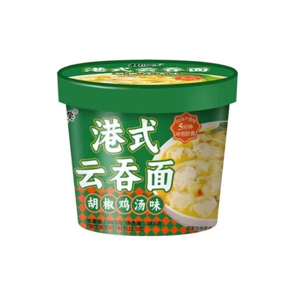 [新货亏本冲销量] 莫名心动 趣小馋 港式云吞面 胡椒鸡汤面 酸汤云吞面 紫菜虾米味 Hong Kong Style Wonton Noodles (118g)