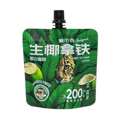 [新货亏本冲销量] 爽露爽 斐尔古 袋装咖啡 丝滑生椰拿铁 美式黑咖 即饮提神饮料 Shuang Lu Shuang Coffee RTD Silk Latte Americano Coconut Latte (100ml)