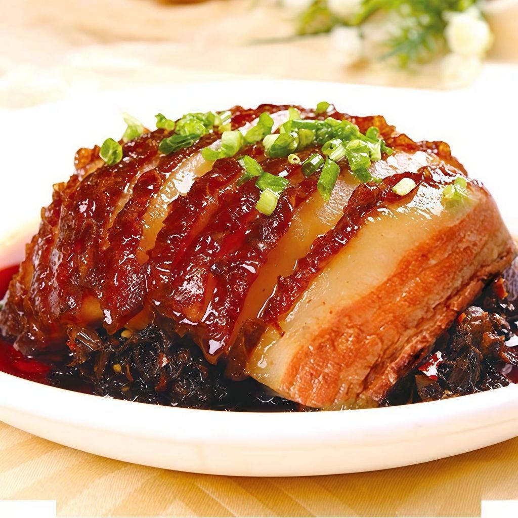 [新货亏卖冲销量] 力厨 出口特A级 梅菜扣肉 加热即食 梅干菜五花肉 家常宴席预制菜 Braised Pork (500g)