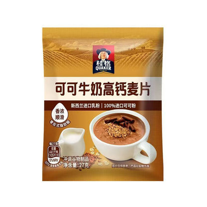 [新货亏本冲销量] 桂格 散装燕麦片 独立小包装麦片 5黑 5红 5白 5润 玉米鸡肉无米粥 贝贝南瓜无米粥 红豆轻乳 蕉香轻乳软糯麦片 牛奶高钙 红枣高铁营养麦片 Quaker Oatmeal Individual Pack (1s)