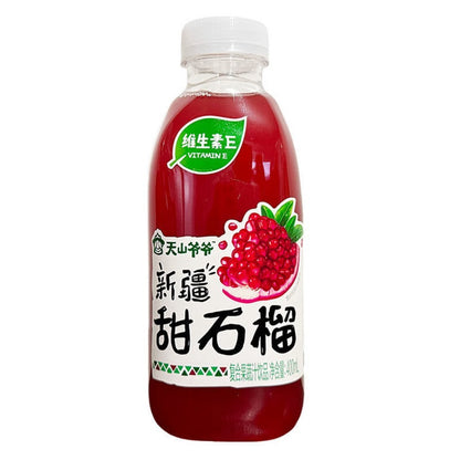 [新货亏本冲销量] 元气森林 天山爷爷 复合果汁饮料 新疆甜石榴玉葡萄 Genki Forest Grandpa Tianshan Mixed Fruit Juice Xinjiang Sweet Pomegranate (400ml)