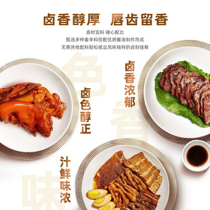 [新货亏本冲销量] 李锦记 卤水汁 调味料卤肉卤菜卤皆可酱油凉拌调味品 Lee Kum Kee Chinse Marinade Sauce  Sos Braising (410ml）
