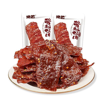 [新货亏本冲销量] 绝艺 原切酱板鸭 手撕酱鸭 开袋即食 黑鸭 湖南特产 Jueyi Hunan Spicy Salted Roasted Sauce Duck Ready to Eat Snack (1s)