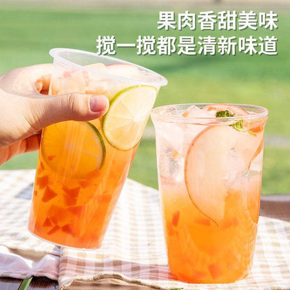 [新货亏本冲销量] 欧享客 夏日清凉 多口味果酱茶 荔枝青提 柚子 百香果 蜜桃乌龙 金桔柠檬 100% Refreshing Fruit Tea Jam Mix Lychee Peach Passion Fruit Tea (500g)