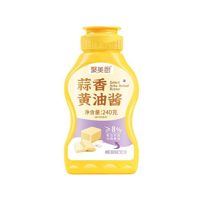 [新货亏卖冲销量] 聚美厨 蒜香黄油酱 葱香黄油酱 面包牛排 海鲜意面 调味酱 Butter Garlic Sauce (240g)