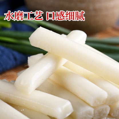 [新货亏本冲销量] 峰味园 火锅年糕 韩式小年糕条 火锅食材 烤炸炒脆皮糯 水磨工艺 糯滑Q弹 爽滑软糯 FengWeiYuan Hotspot Rice Cake Toppoki (400g)