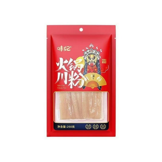 [新货亏本冲销量] 味妃 蜀姑娘 川娃子 火锅川粉 麻辣火锅红薯宽粉 火锅宽粉 红薯粉 真空包装开袋即煮 火锅食材 Hotpot Sweet Potato Wide Noodles (250g)