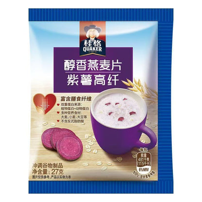 [新货亏本冲销量] 桂格 散装燕麦片 独立小包装麦片 5黑 5红 5白 5润 玉米鸡肉无米粥 贝贝南瓜无米粥 红豆轻乳 蕉香轻乳软糯麦片 牛奶高钙 红枣高铁营养麦片 Quaker Oatmeal Individual Pack (1s)