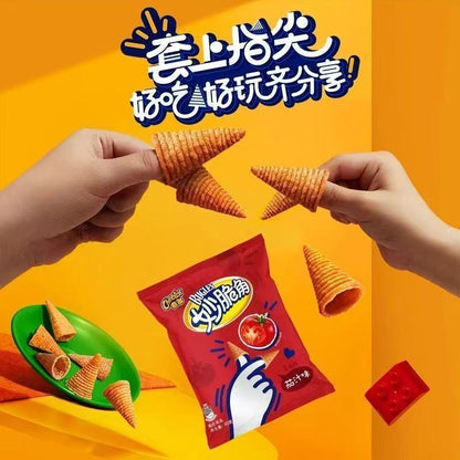 [新货亏本冲销量] 乐事 奇多 妙脆角 尖角脆 怀旧解馋超好吃上班小零食休闲食品小吃 Cheetos Crispy CornBugles Cones Snack Crunchy Office Snacks Snek Rangup(40g)