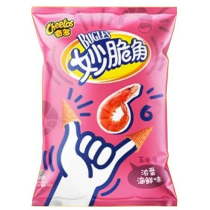 [新货亏本冲销量] 乐事 奇多 妙脆角 尖角脆 怀旧解馋超好吃上班小零食休闲食品小吃 Cheetos Crispy CornBugles Cones Snack Crunchy Office Snacks Snek Rangup(40g)