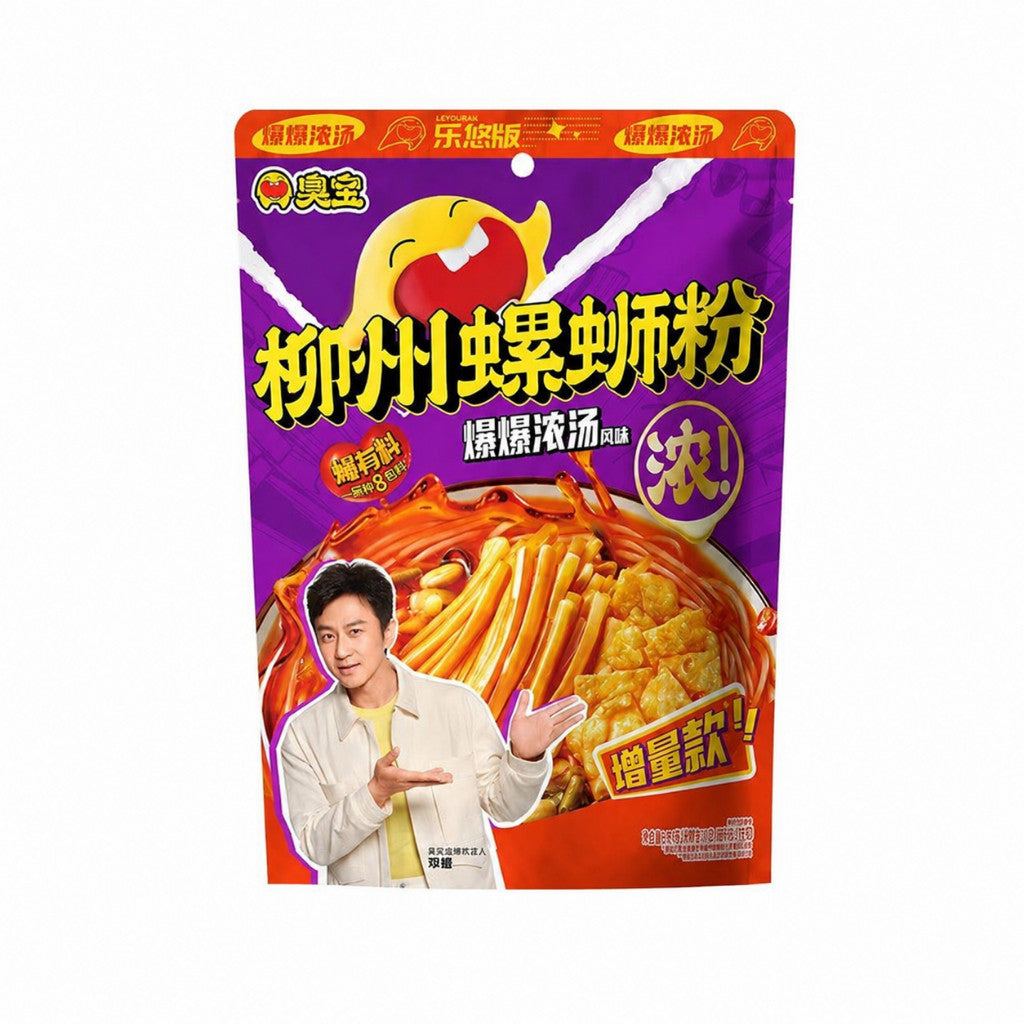 [新货亏本冲销量] 臭宝 柳州螺蛳粉 爆爆浓汤 大片腐竹 ChouBao LiuZhou River Snail Rice Noodles Hot & Sour Noodles (243g)