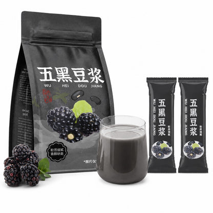 [新货亏卖冲销量]  九济堂 五红豆浆粉 五黑豆浆粉 黄芪豆浆粉 五红杏仁七白饮 冲泡早餐代餐谷物饮品 Instant Soy Milk & Grain Drink (20g*16s)